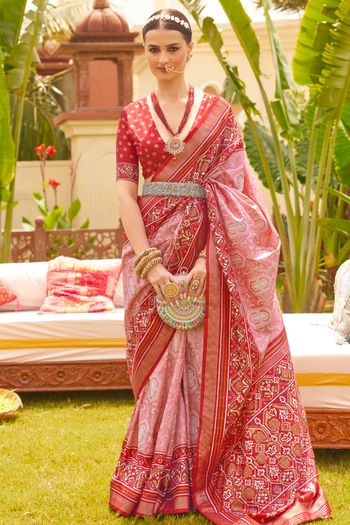 Patola Silk Digital Print Saree SR01353394