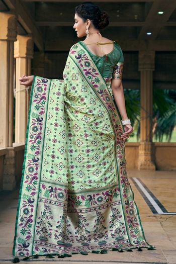 Patola Silk Meenakari Woven Patola Saree SR05800366