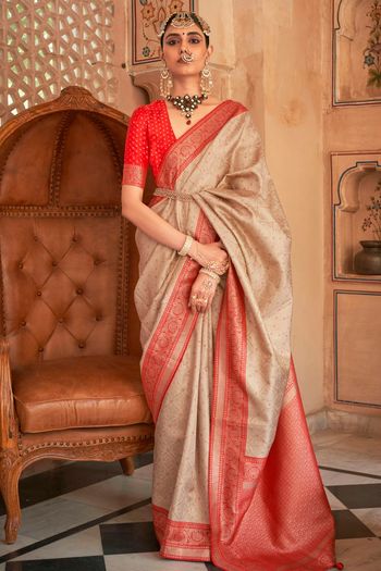 Patola Silk Woven Work Saree SR01353398