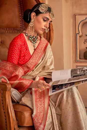 Patola Silk Woven Work Saree SR01353398