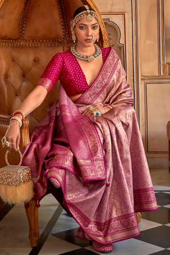 Patola Silk Woven Work Saree SR01353399