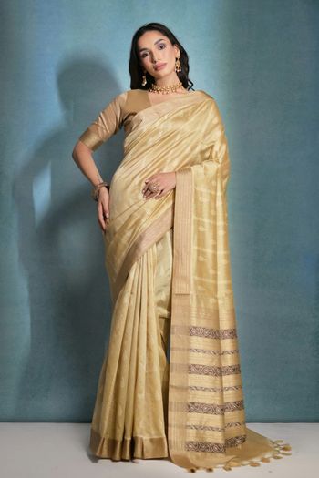 Raw Silk Handloom Woven Saree SR05800504
