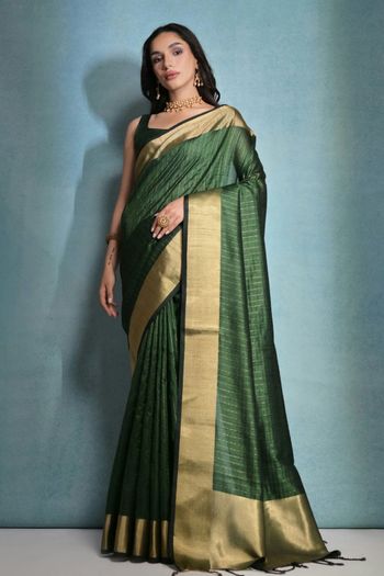 Raw Silk Handloom Woven Saree SR05800497