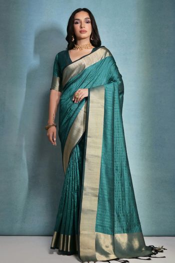 Raw Silk Handloom Woven Saree SR05800500