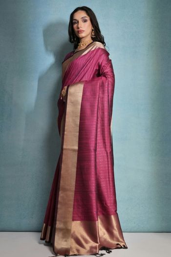 Raw Silk Handloom Woven Saree SR05800501