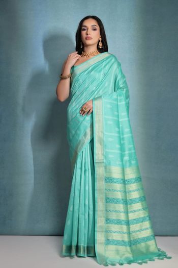 Raw Silk Handloom Woven Saree SR05800509