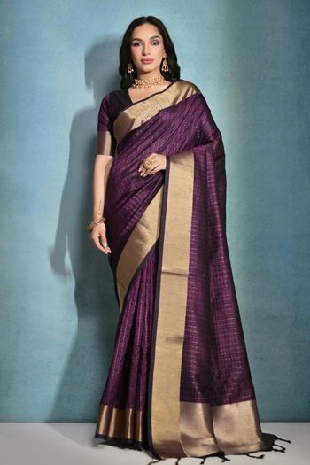 Raw Silk Handloom Woven Saree SR05800502