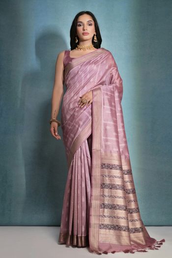 Raw Silk Handloom Woven Saree SR05800510