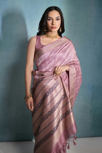 Raw Silk Handloom Woven Saree SR05800510