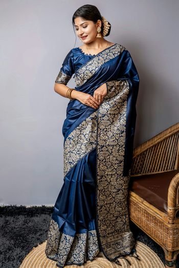 Raw Silk Woven Border Saree SR05800408