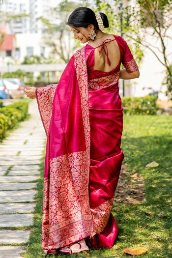 Raw Silk Woven Border Saree SR05800416