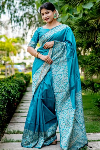 Raw Silk Woven Border Saree SR05800410