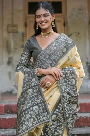 Raw Silk Woven Saree SR05800224