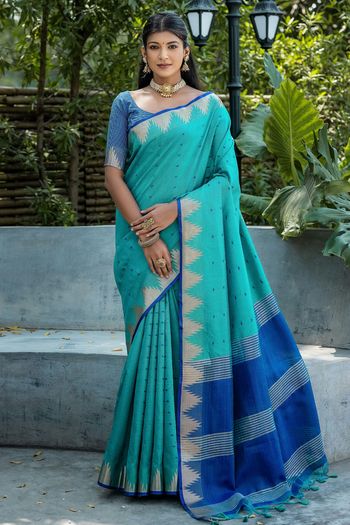 Raw Silk Woven Saree SR05800162