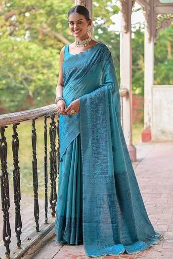 Raw Silk Woven Saree SR05800165