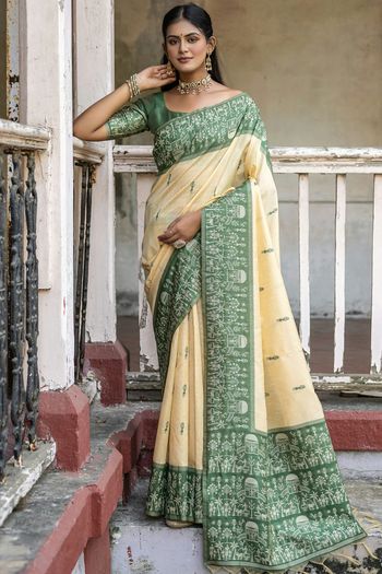 Raw Silk Woven Saree SR05800228