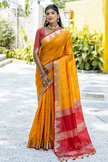 Raw Silk Woven Saree SR05800159