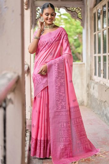 Raw Silk Woven Saree SR05800167