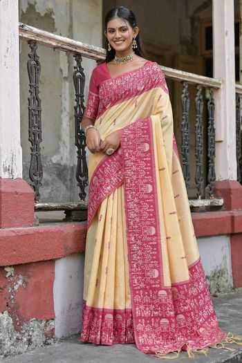 Raw Silk Woven Saree SR05800231