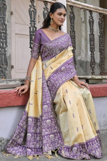 Raw Silk Woven Saree SR05800233