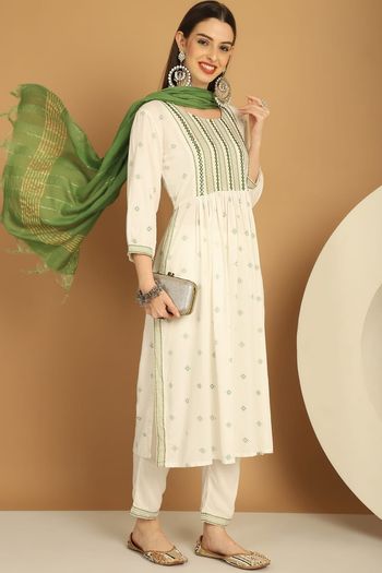 Rayon Stitched Kurti Sets KR04784510