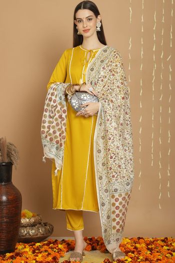 Rayon Stitched Kurti Sets KR04784506