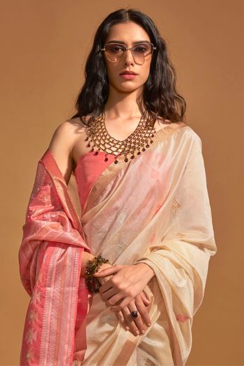 Silk Woven Work Saree SR01353413