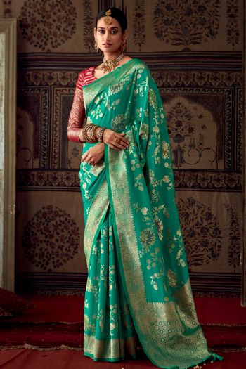 Silk Woven Work Saree SR01353419