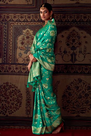 Silk Woven Work Saree SR01353419