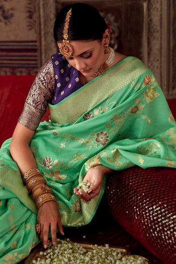 Silk Woven Work Saree SR01353423