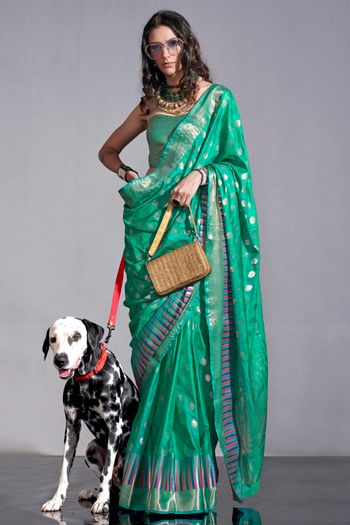 Silk Woven Work Saree SR01353424