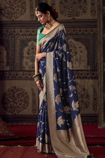 Silk Woven Work Saree SR01353421