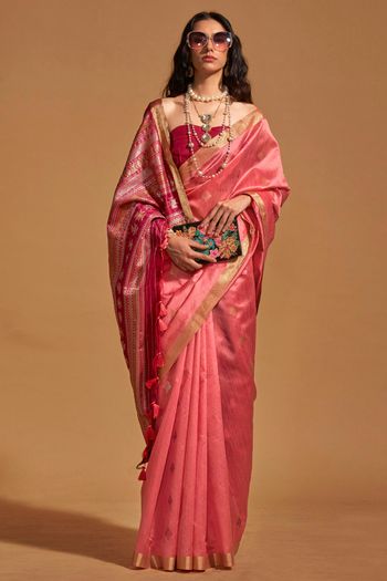 Silk Woven Work Saree SR01353411