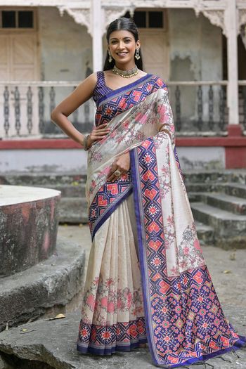 Soft Tussar Silk Handloom Woven Saree SR05800480