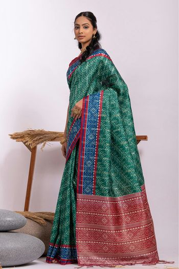 Soft Tussar Silk Handloom Woven Saree SR05800541