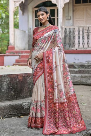 Soft Tussar Silk Handloom Woven Saree SR05800481