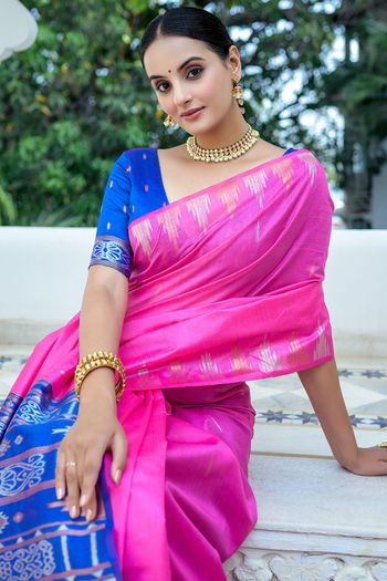 South Silk Zari Woven Saree SR05800280