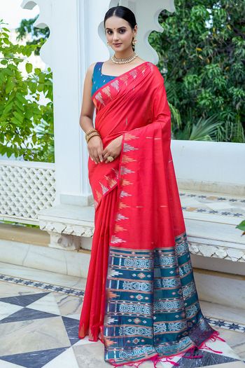 South Silk Zari Woven Saree SR05800282