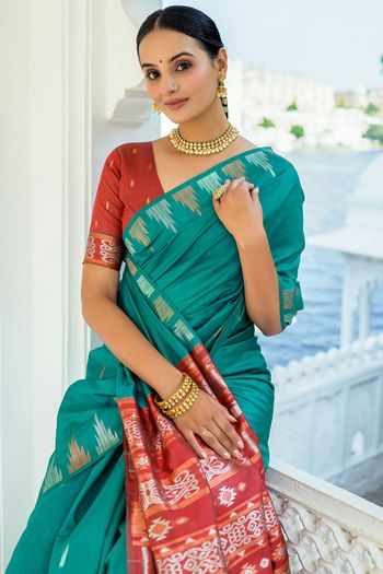 South Silk Zari Woven Saree SR05800281