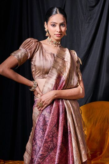 Tussar Silk Handloom Woven Saree SR05800528