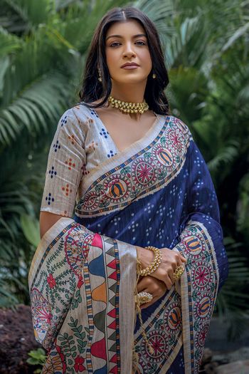 Tussar Silk Woven Saree SR05800253