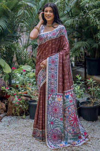 Tussar Silk Woven Saree SR05800254