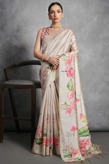 Tussar Silk Woven Saree SR05800247