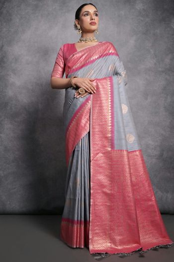 Tussar Silk Woven Saree SR05800273