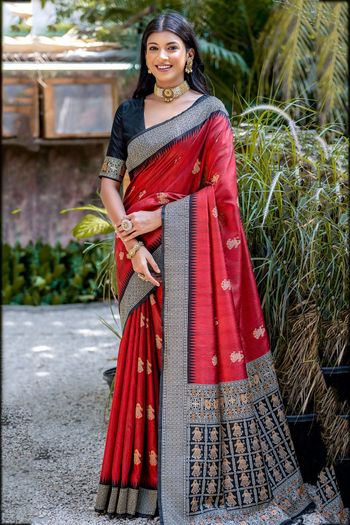 Tussar Silk Woven Saree SR05800180