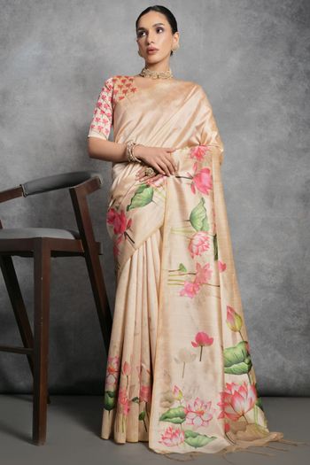 Tussar Silk Woven Saree SR05800252