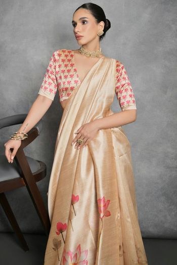 Tussar Silk Woven Saree SR05800252