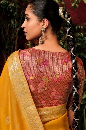 Viscose Silk Woven Work Saree SR01353432