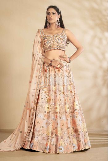 Silk Woven Lehenga Choli In Blue Colour - LD5413107