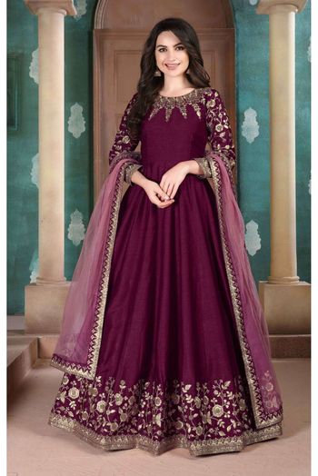 Buy online Embroidered Semi-stitched High-low Suit Set from Suits & Dress  material for Women by Afsana Anarkali for ₹1470 at 66% off